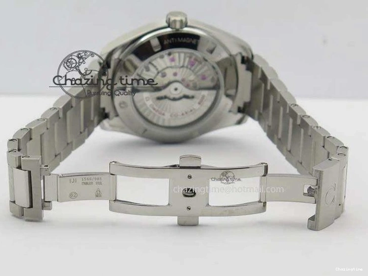 0505 Aqua Terra “James Bond” SS V6F 1:1 Best Edition Blue Textured Dial On SS Bracelet A GoodFit 8202